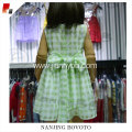 Hot sale party check frock design dress